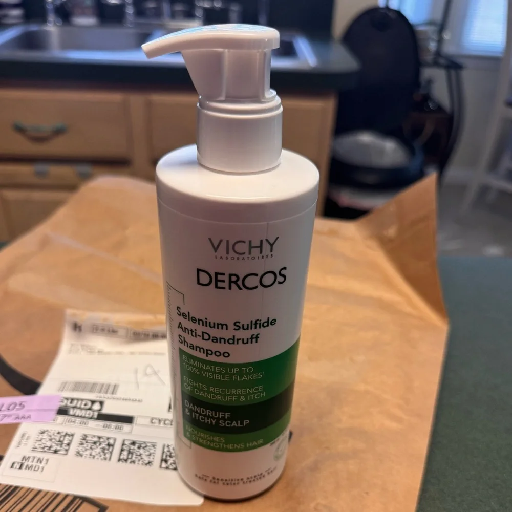 Vichy Dercos Selenium Sulfide Anti-Dandruff Shampoo 13.18 FL. OZ.